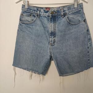 Oboush Company Light Wash Denim Cutoff Shorts Size EU 40 US 8